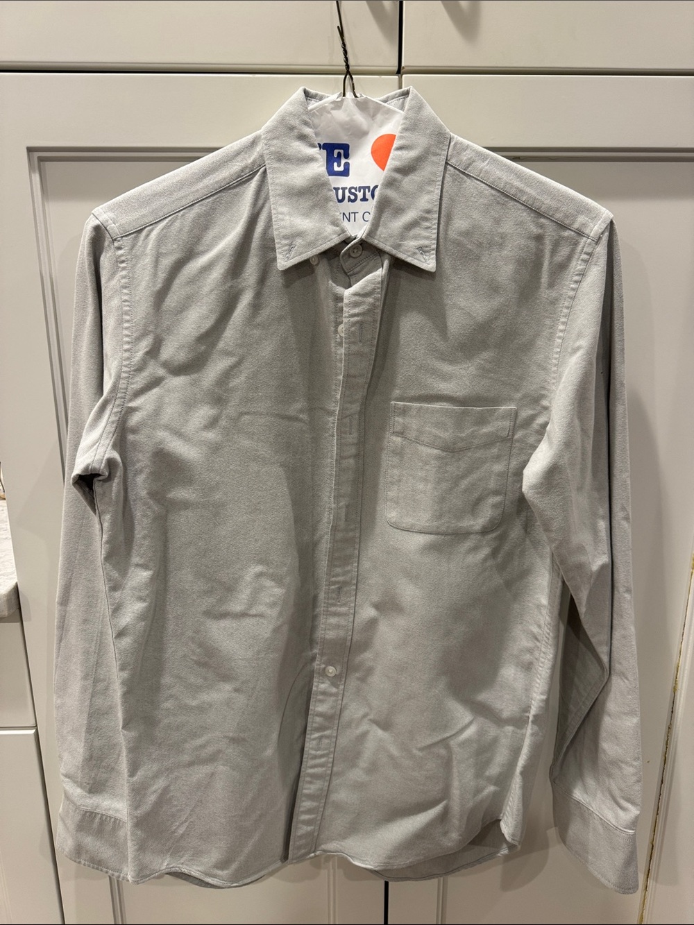 J. Crew Factory Light Gray Button-Down Shirt